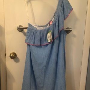Lily Pulitzer off the shoulder dress